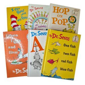 📚 Dr. Seuss Hardcover Bundle – Set of 6 Beginner Books